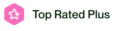 Upwork Top Rated Plus badge